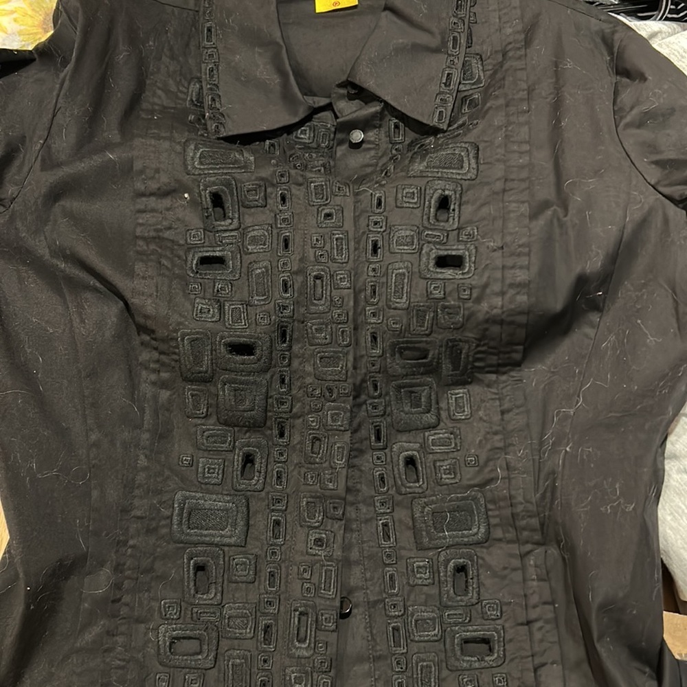 Beautiful Spanish inspired cotton blouse